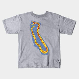 Vintage California Gadsden Snake Kids T-Shirt